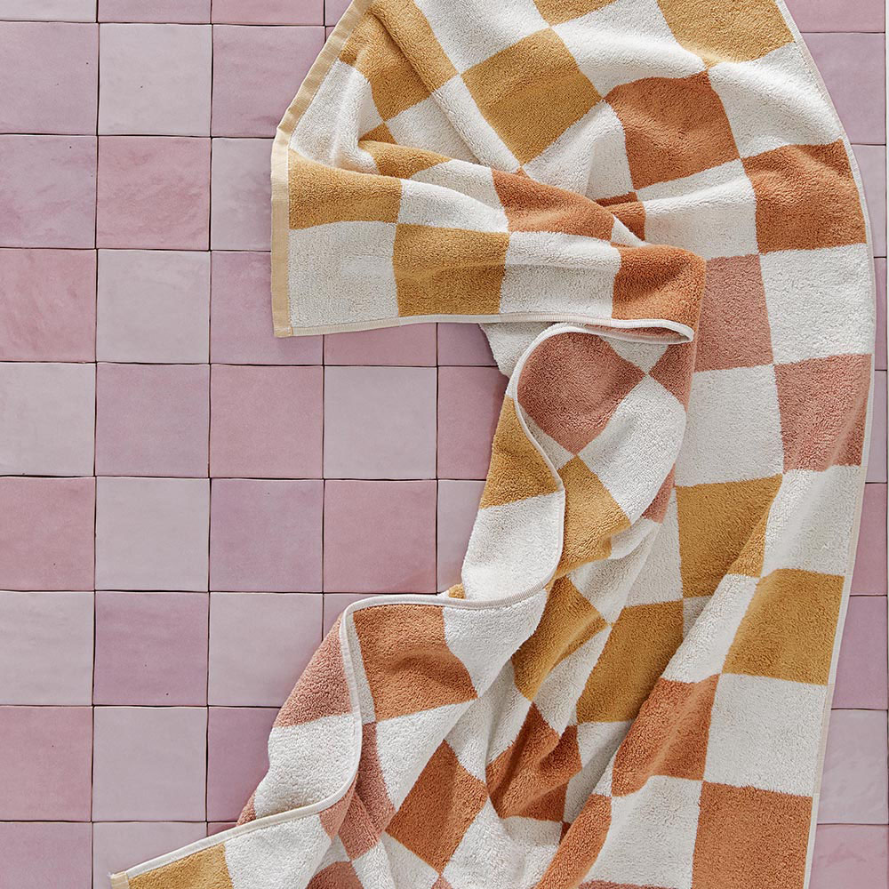 Taylor Paprika Multi Check Towel Range