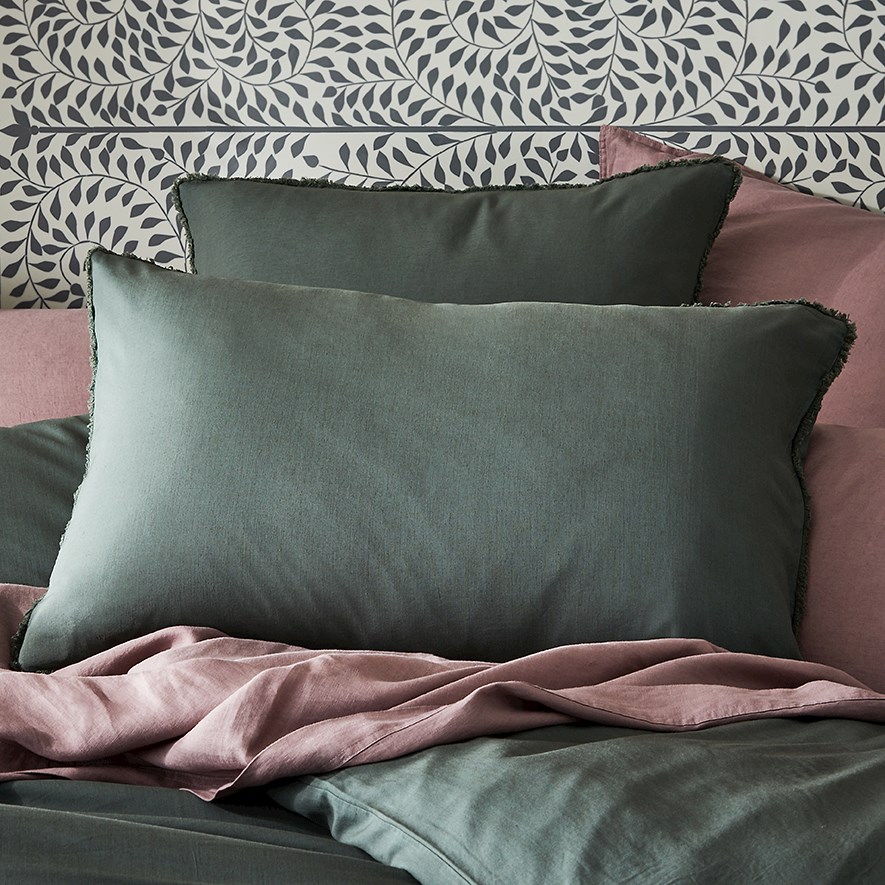 Bamboo Linen Cypress Pillowcase