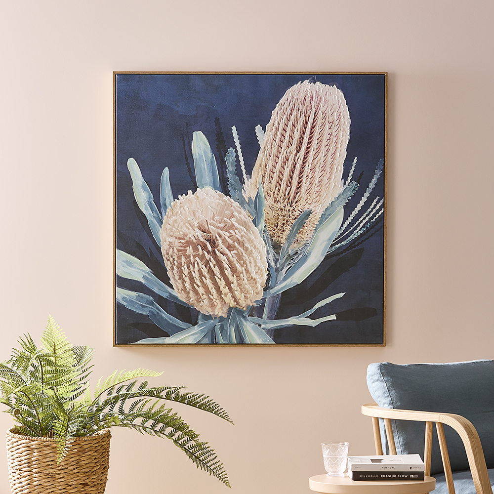 Kakadu Midnight Banksia Canvas