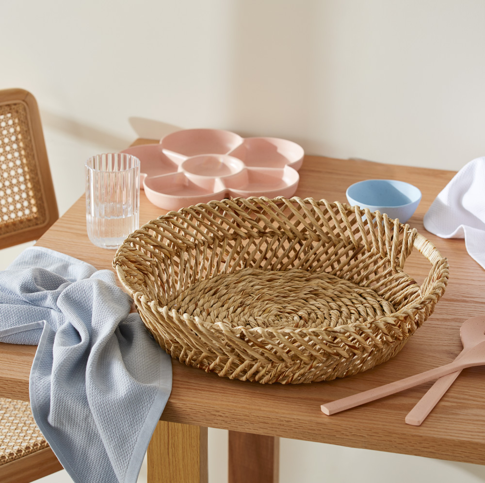 Chevron Natural Tray