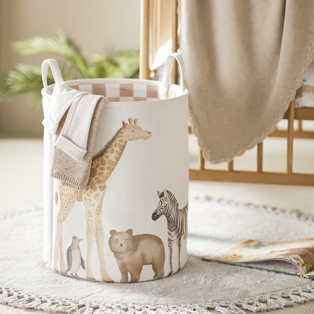 Safari Friends Designer Printed Basket