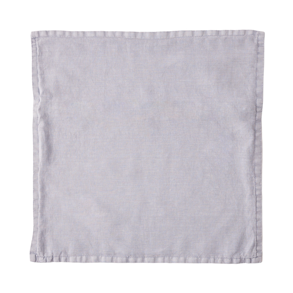 Belgian Light Denim Vintage Washed Linen Cushion Cover