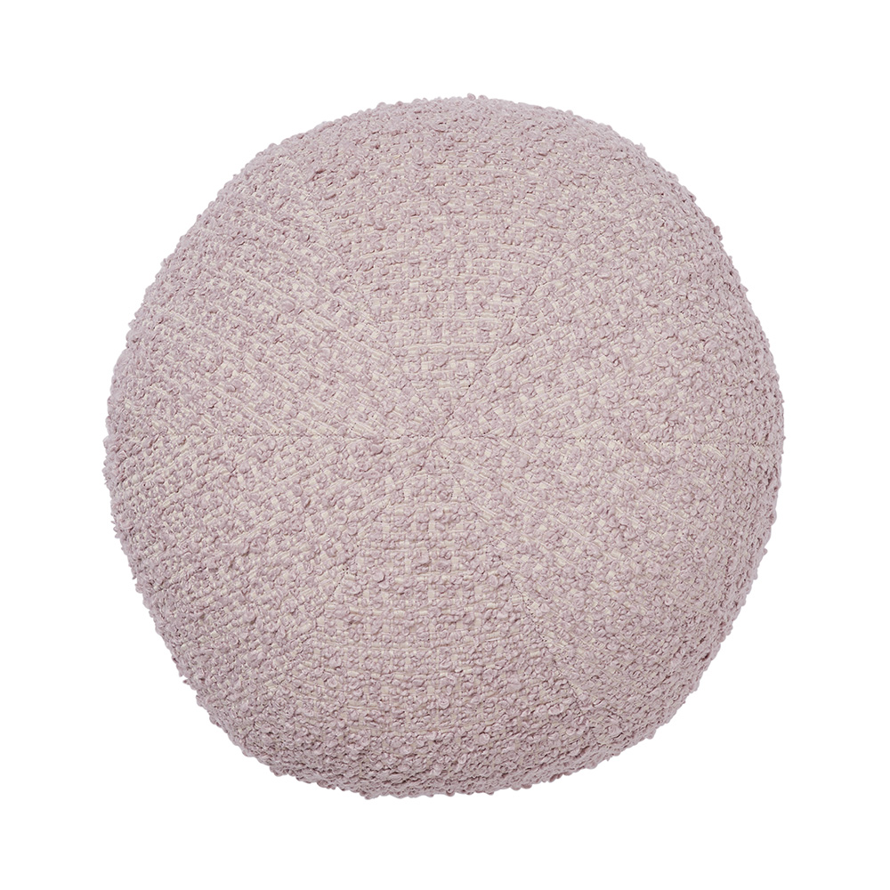 Boucle Wisteria Ball Cushion