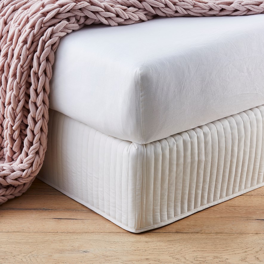 Fresh Sand Quilted Valance