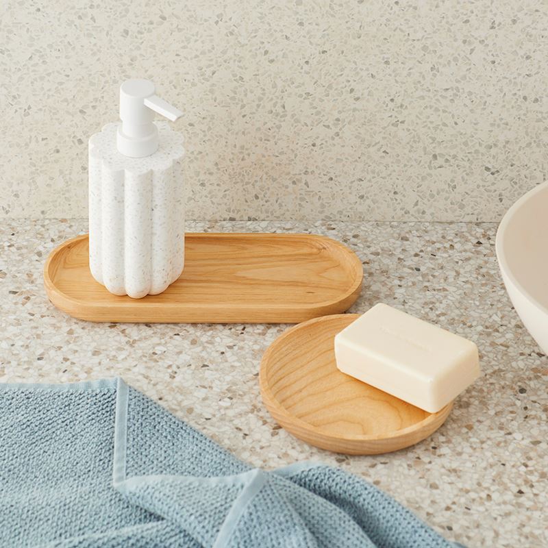 Devon Natural Oval Ashwood Tray