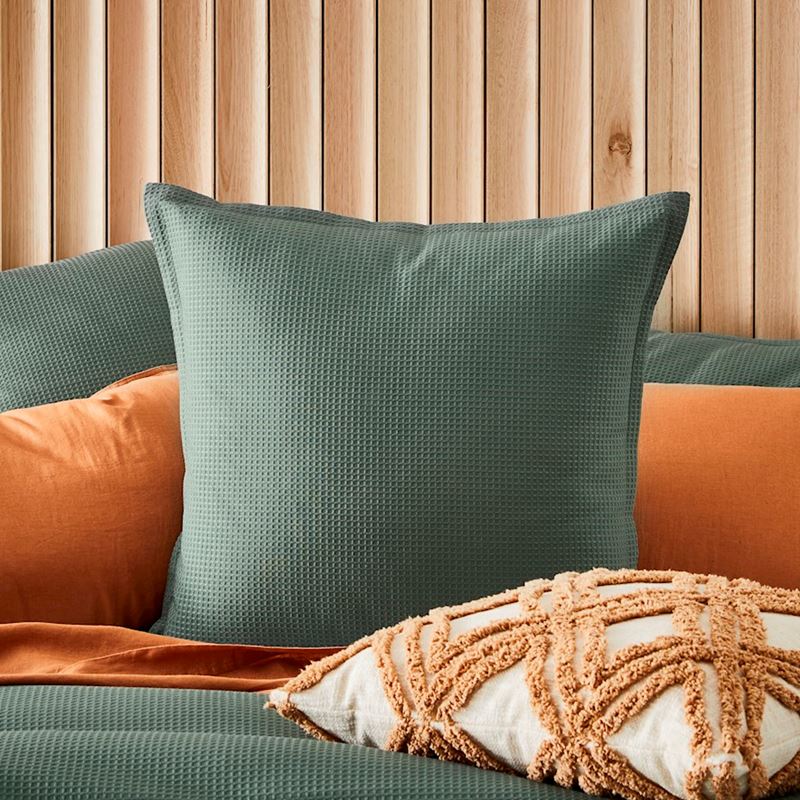 Berlin Waffle Cypress Quilt Cover Set + Separates