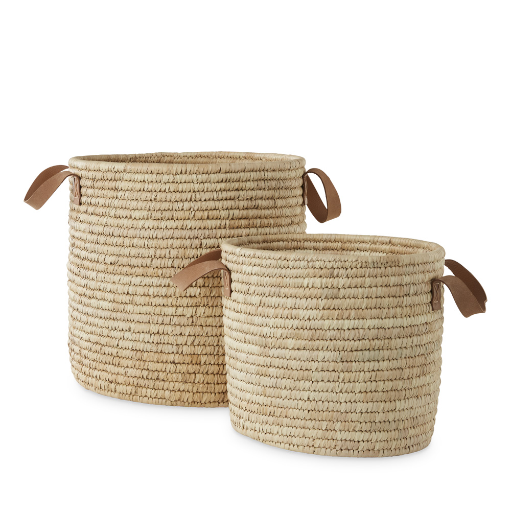 Masai Natural Round Baskets