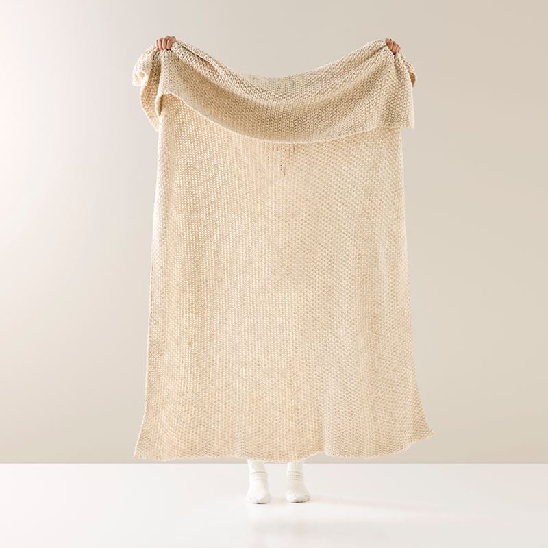 Hallstatt Natural Chunky Knit Throw?
