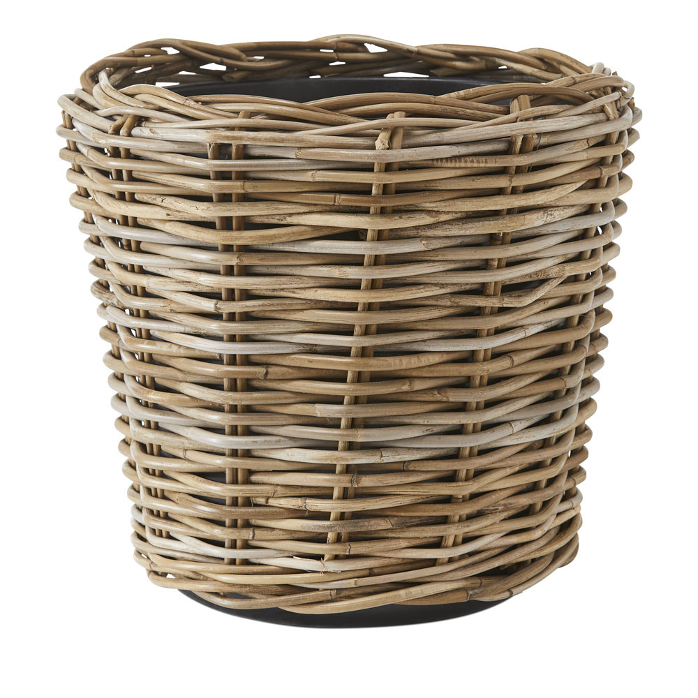 Provincial Natural Large Rattan Pot