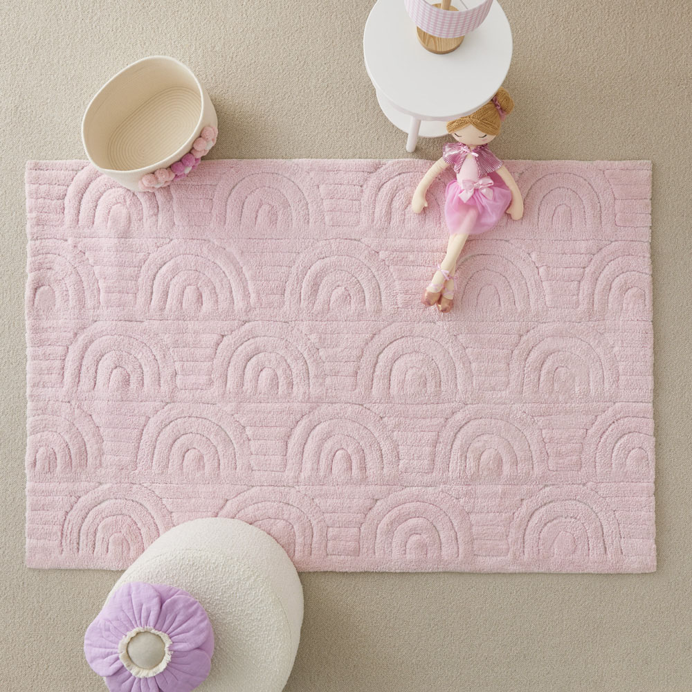 Rainbow Pink Dream Rug