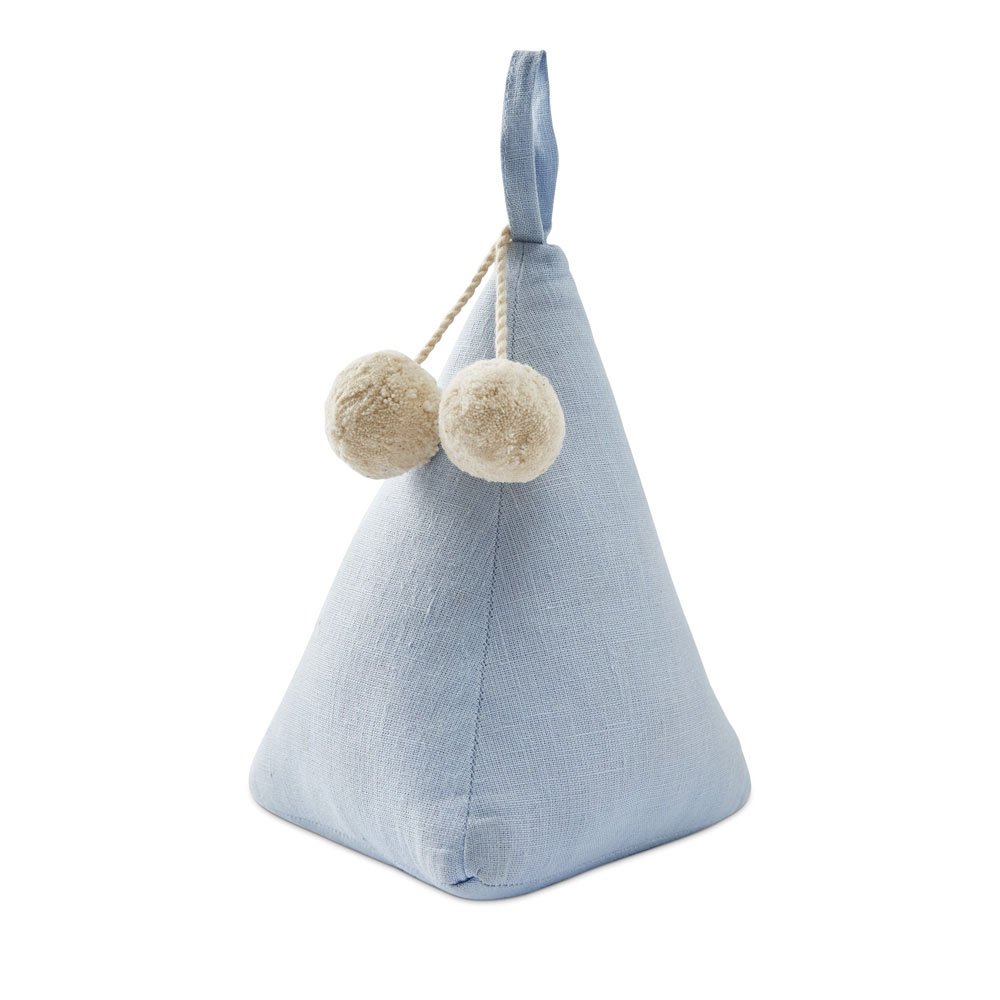Evie Sky Blue Door Stop