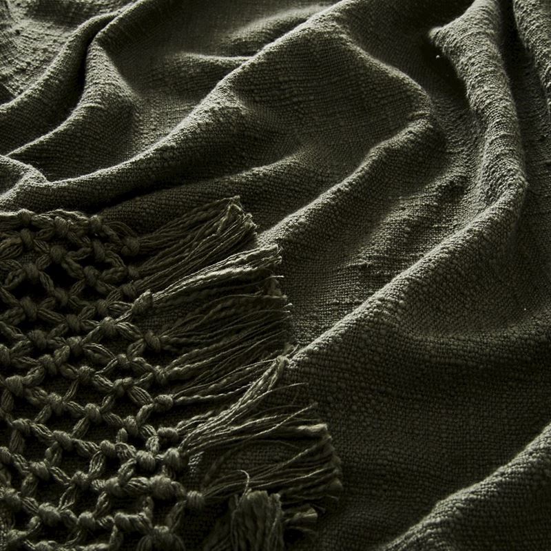 Macrame Pine Knot Throw