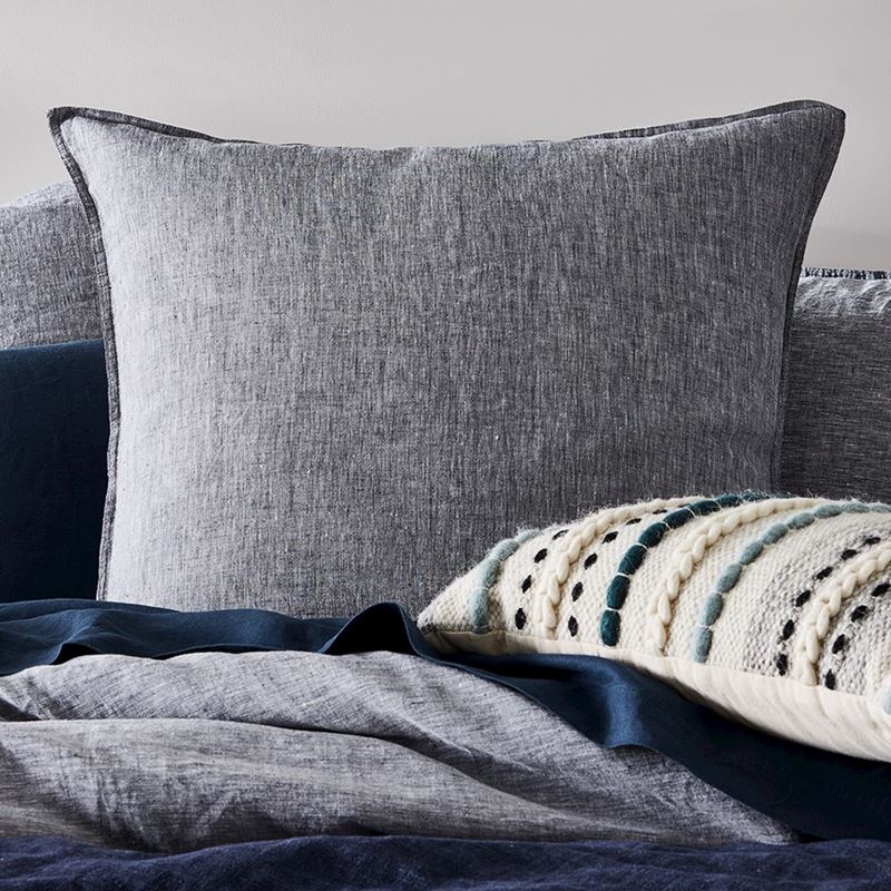 Vintage Washed Linen Indigo Quilt Cover Separates