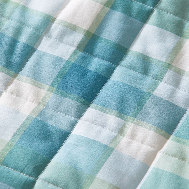Ollie Gingham Fern Cot Quilt Cover Set