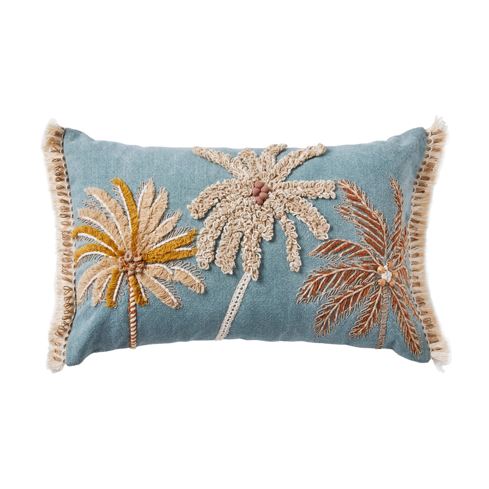 Bottle Palm Soft Pine Cushion