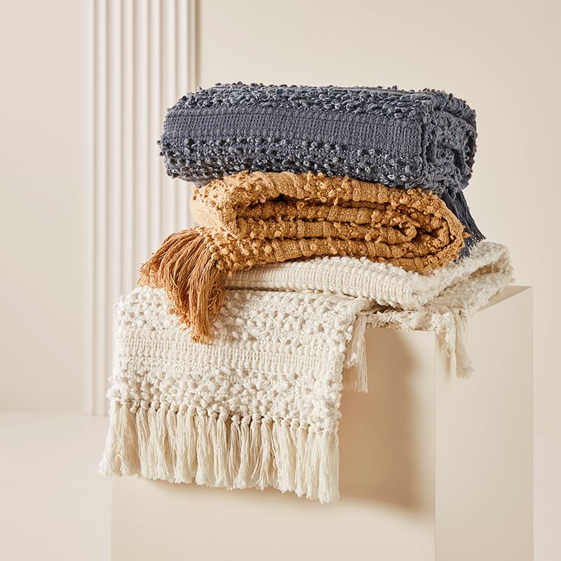 Somerset Winter Blue Throw