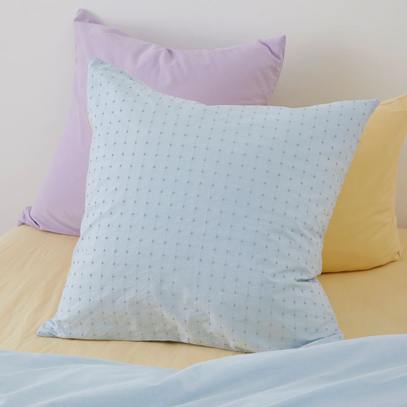 Remi Soft Blue Quilt Cover Set + Separates