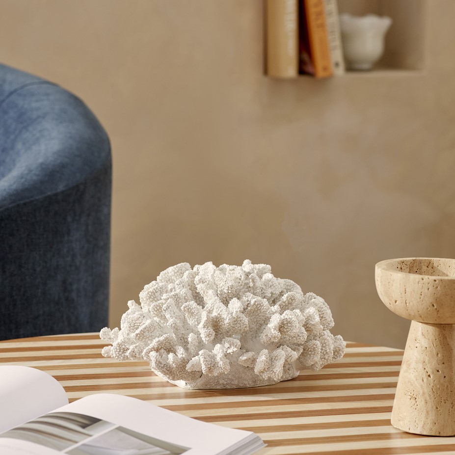 Byron White Coral Statue