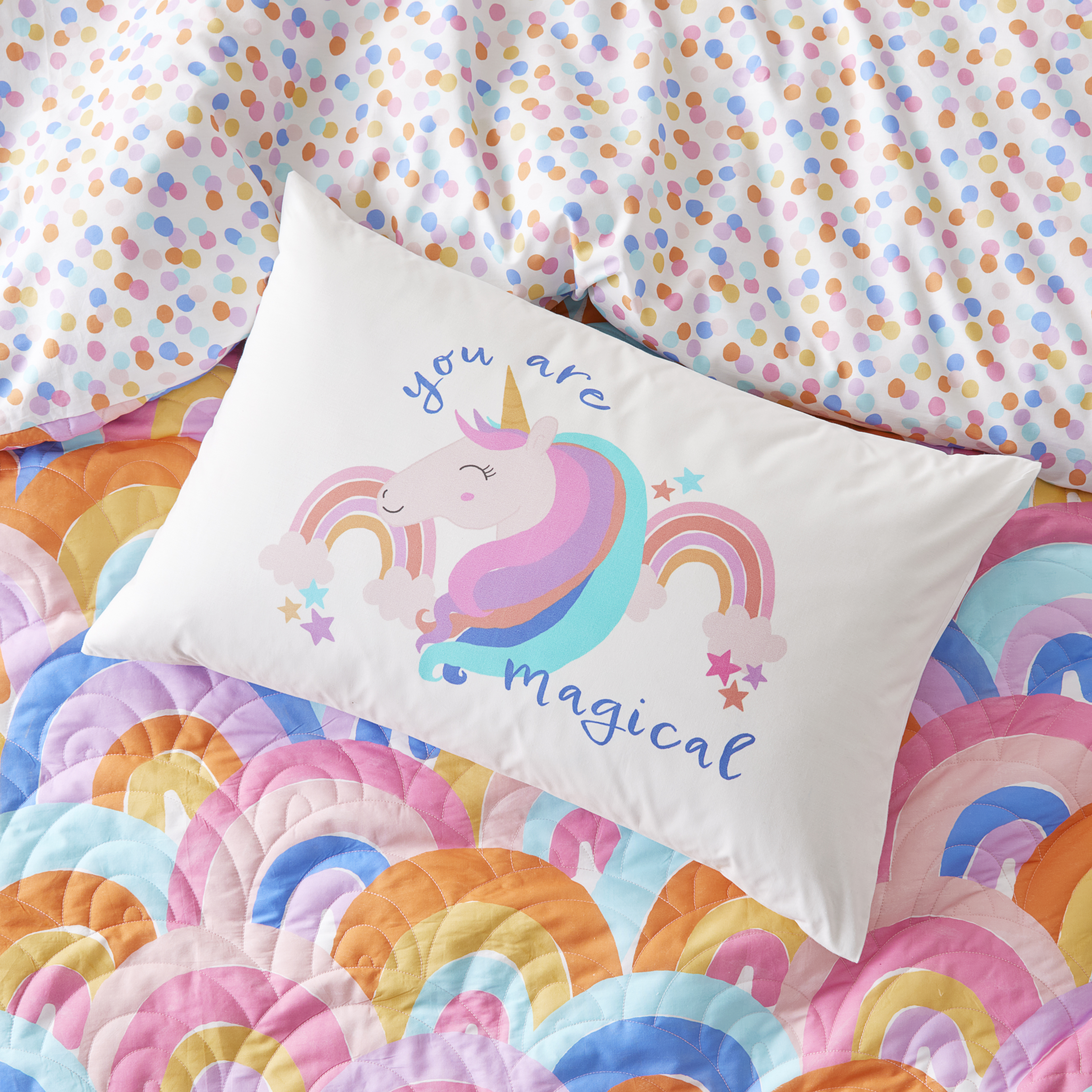You are Magical Kids Text Pillowcase