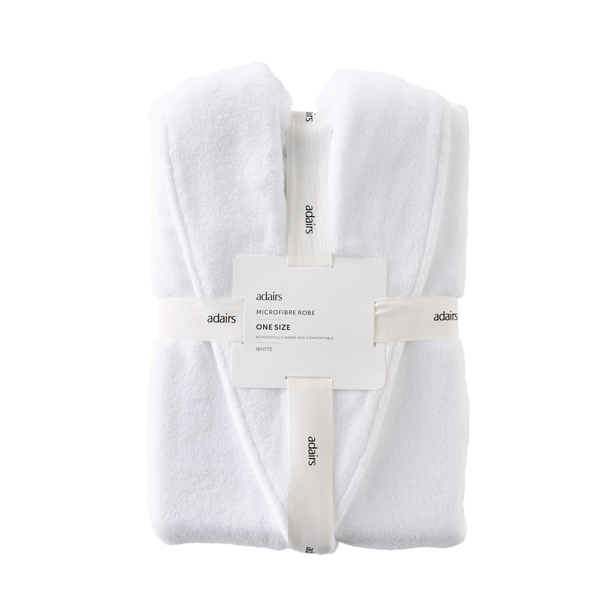 Microfibre White Robe
