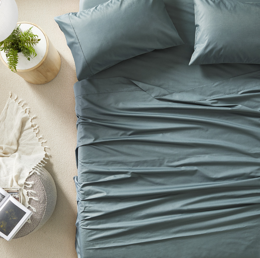 1500TC Brooklyn Azure Sheet Separates