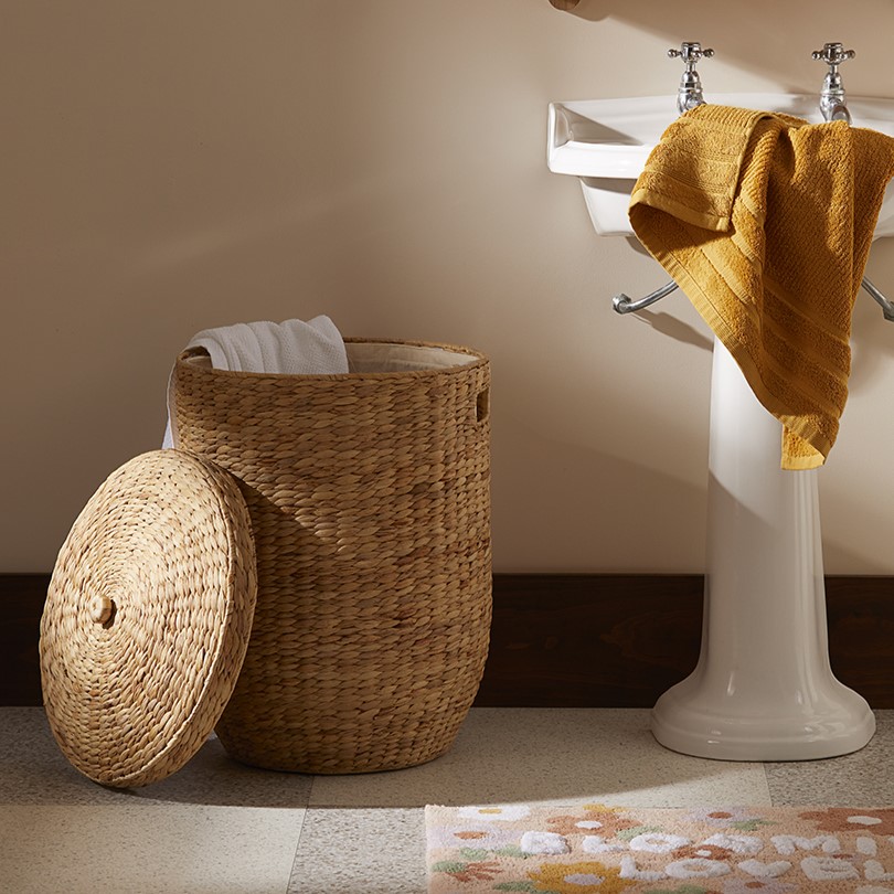 Swinton Natural Laundry Basket