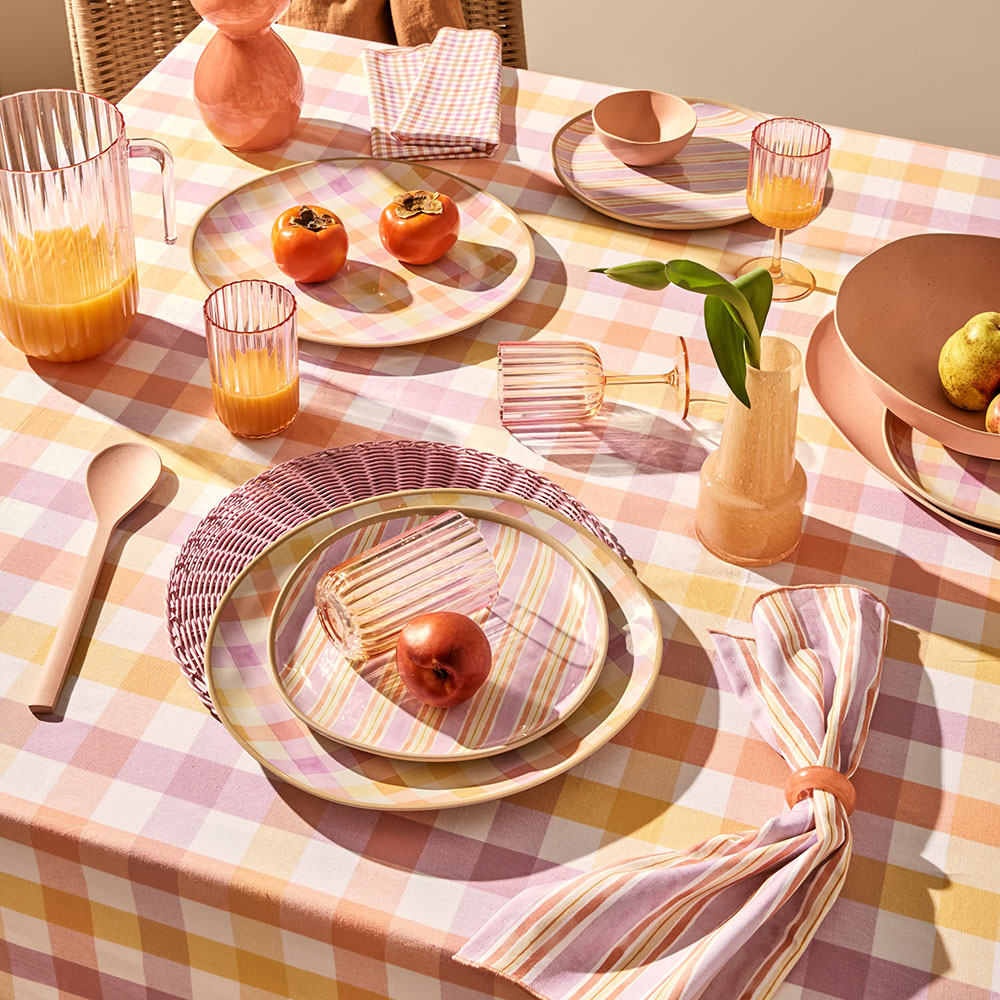 Summer Sorbet Gingham Table Cloth