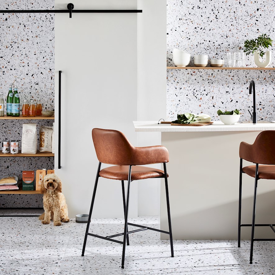 Rhodes Brandy Counter Stool