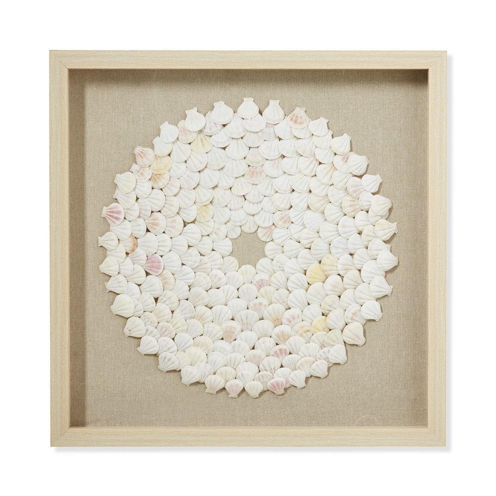 Como Shell Mandala Framed Wall Art