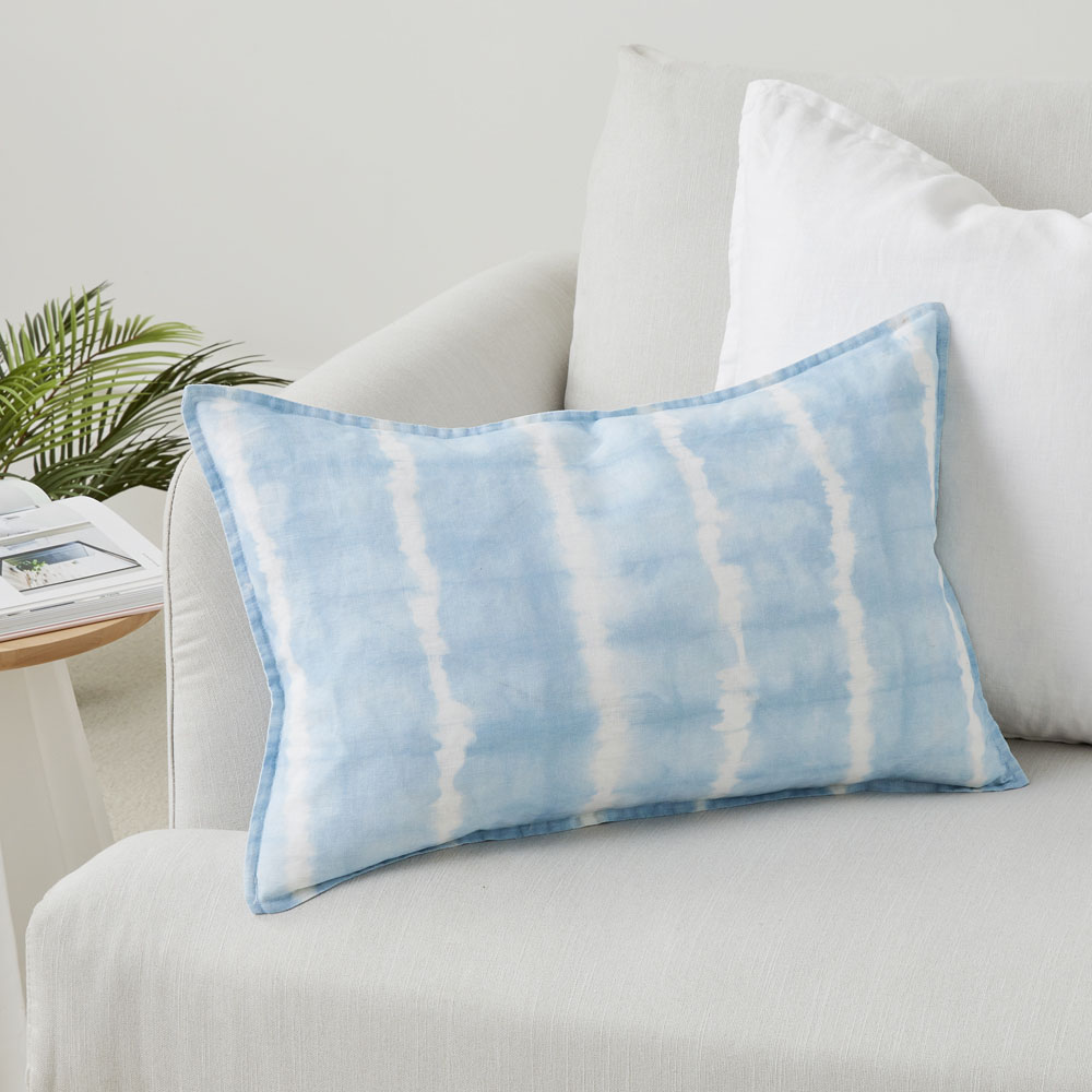 Tie Dye Blue Cushion