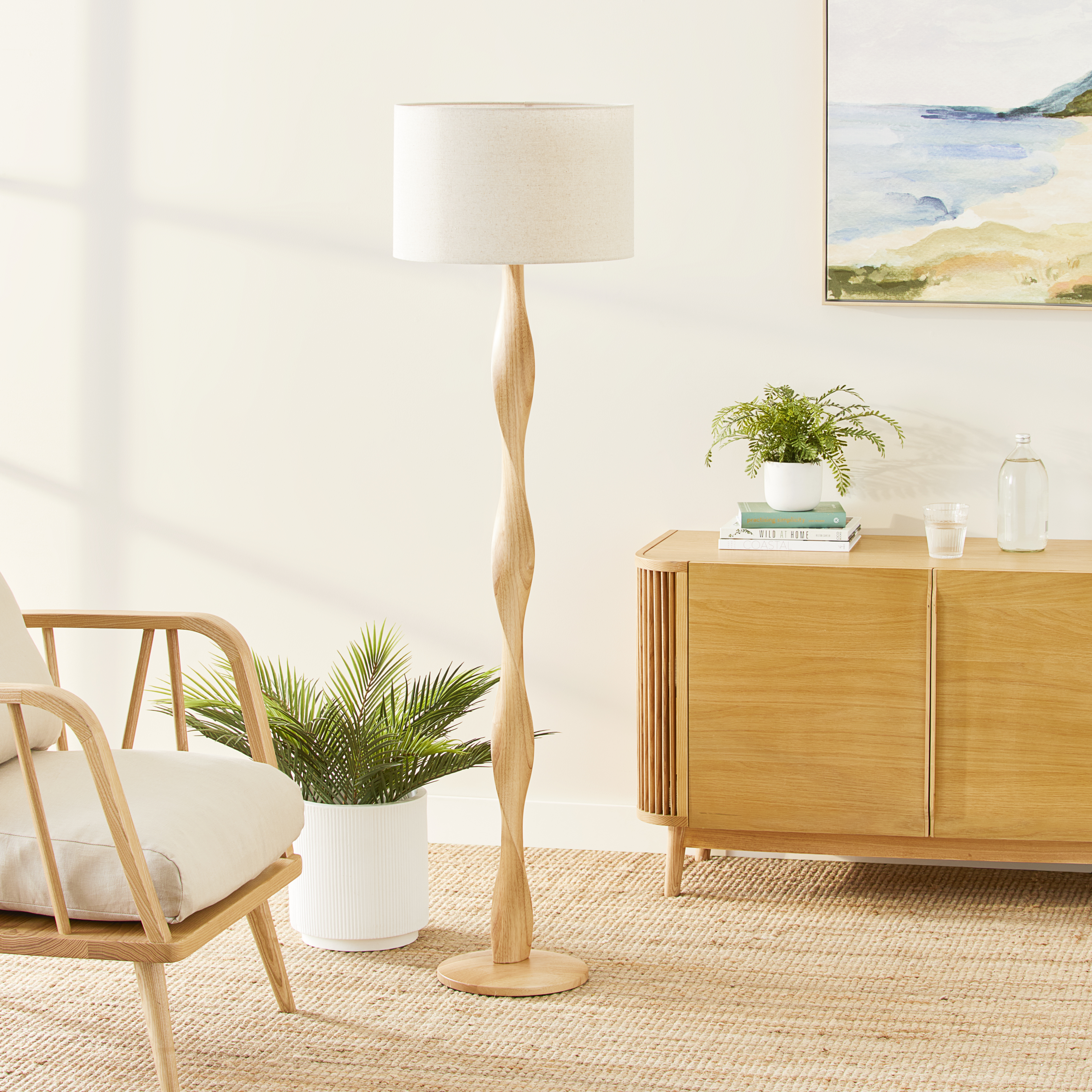 Liberty Natural Floor Light