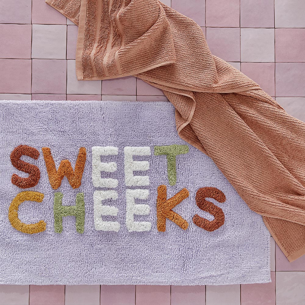 Sweet Cheeks Lilac Multi Bath Mat