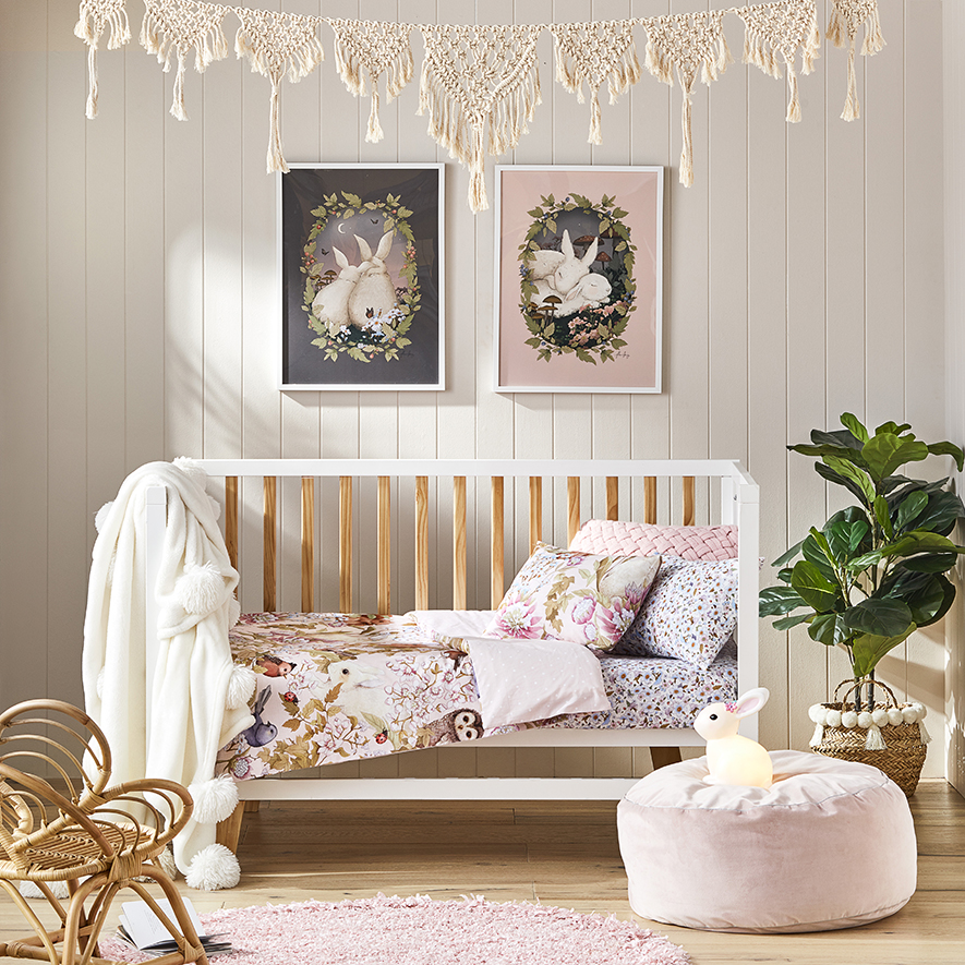 Fleur Harris Woodland Multi Cot Quilt Cover Set