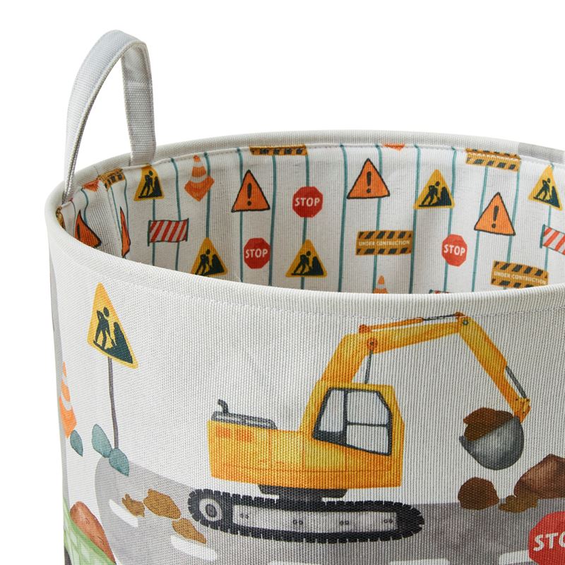 Truck Town Printed Basket