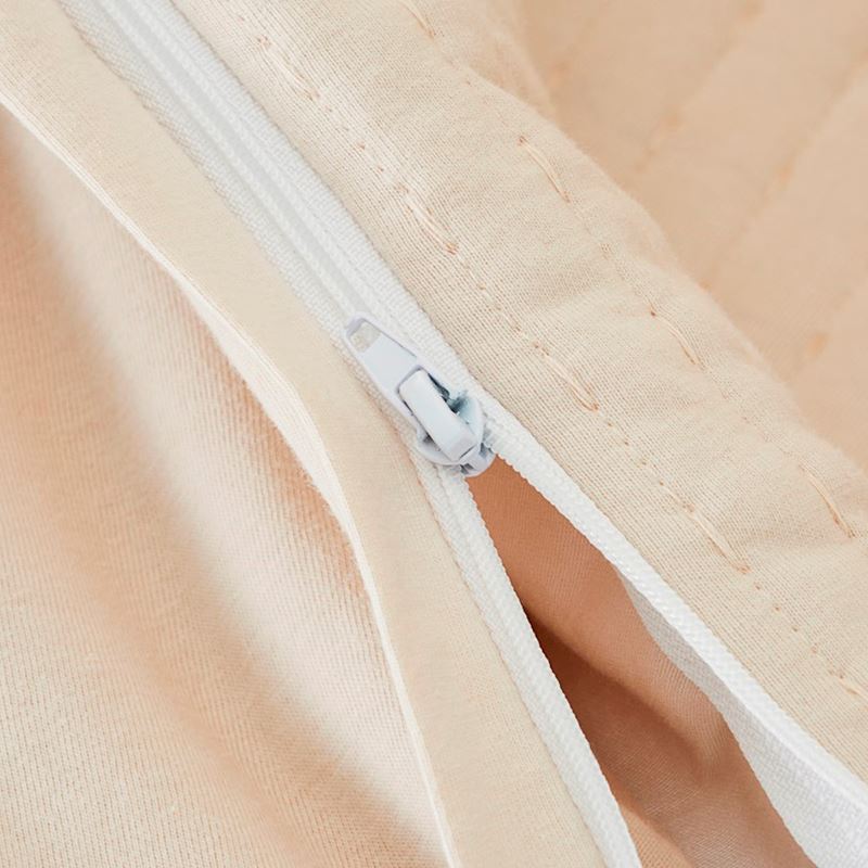 Boston Natural Jersey Quilted Cot Quilt Cover Set