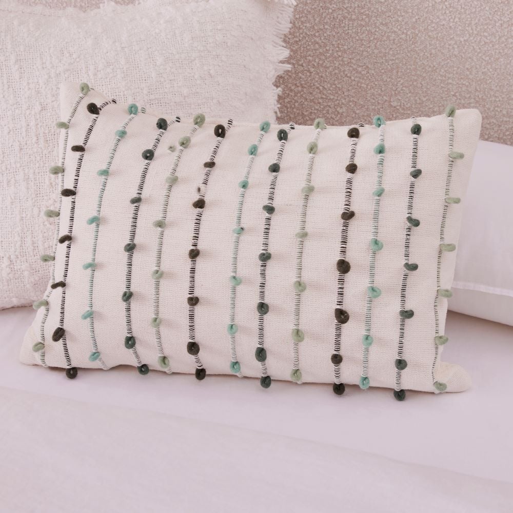 Babylon Green Loop Cushion