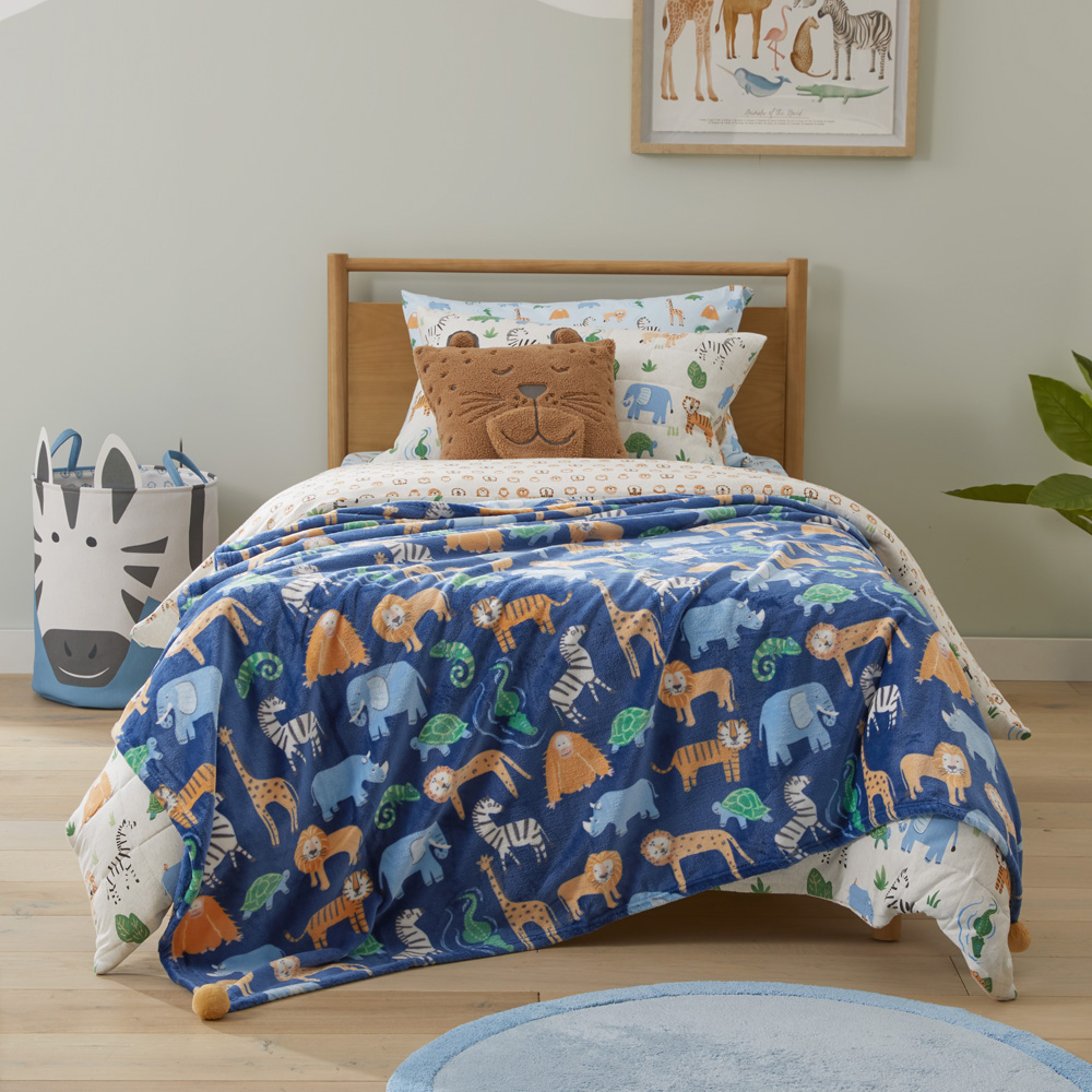 Novelty Jungle Adventure Ultra Soft Blanket