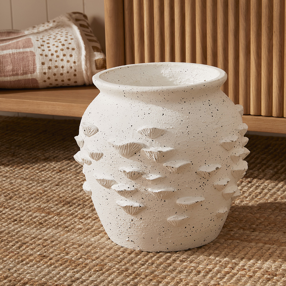 White Barnacle Pot