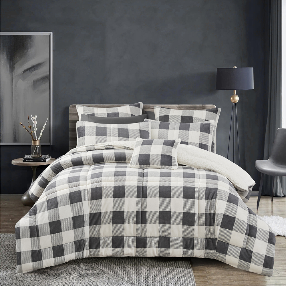 Naya Grey Comforter Set Separates