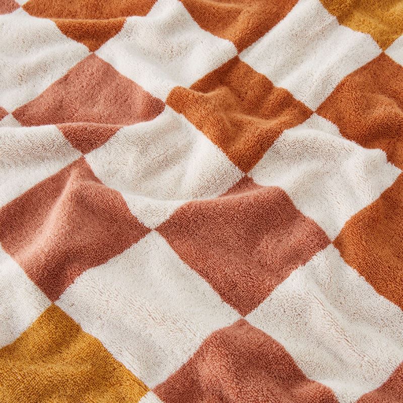 Taylor Paprika Multi Check Towel Range
