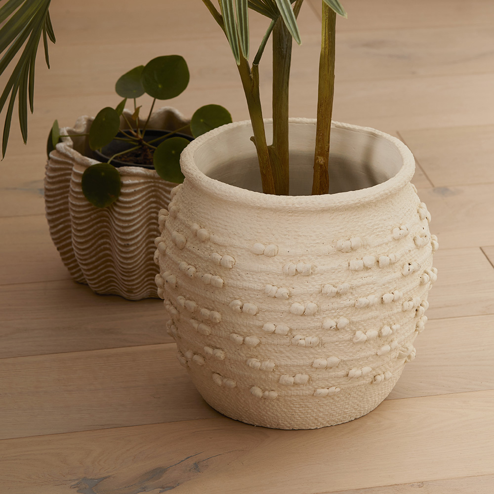 Sand Knitted Pot
