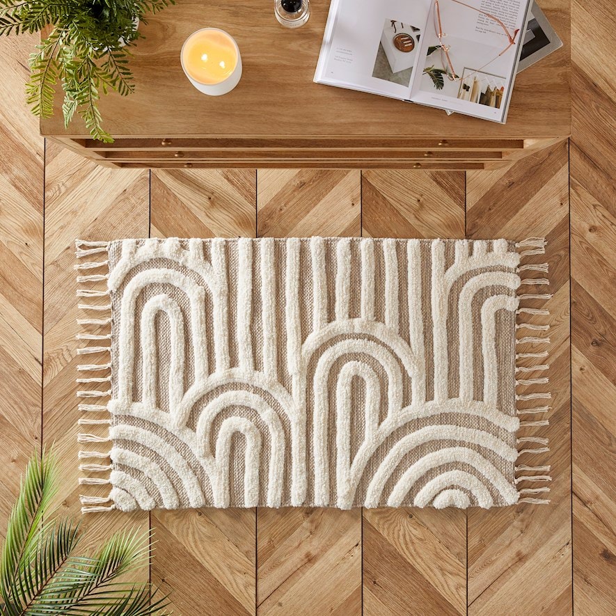 Archie Natural & Ivory Indoor Mat