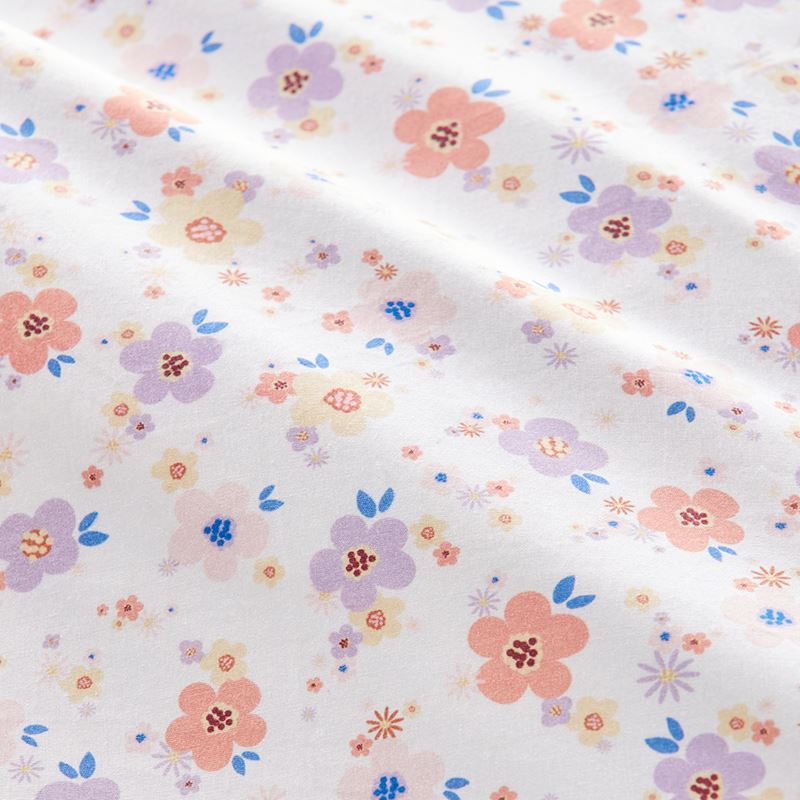 Disney Flower Princess Pink Quilted Quilt Cover Set