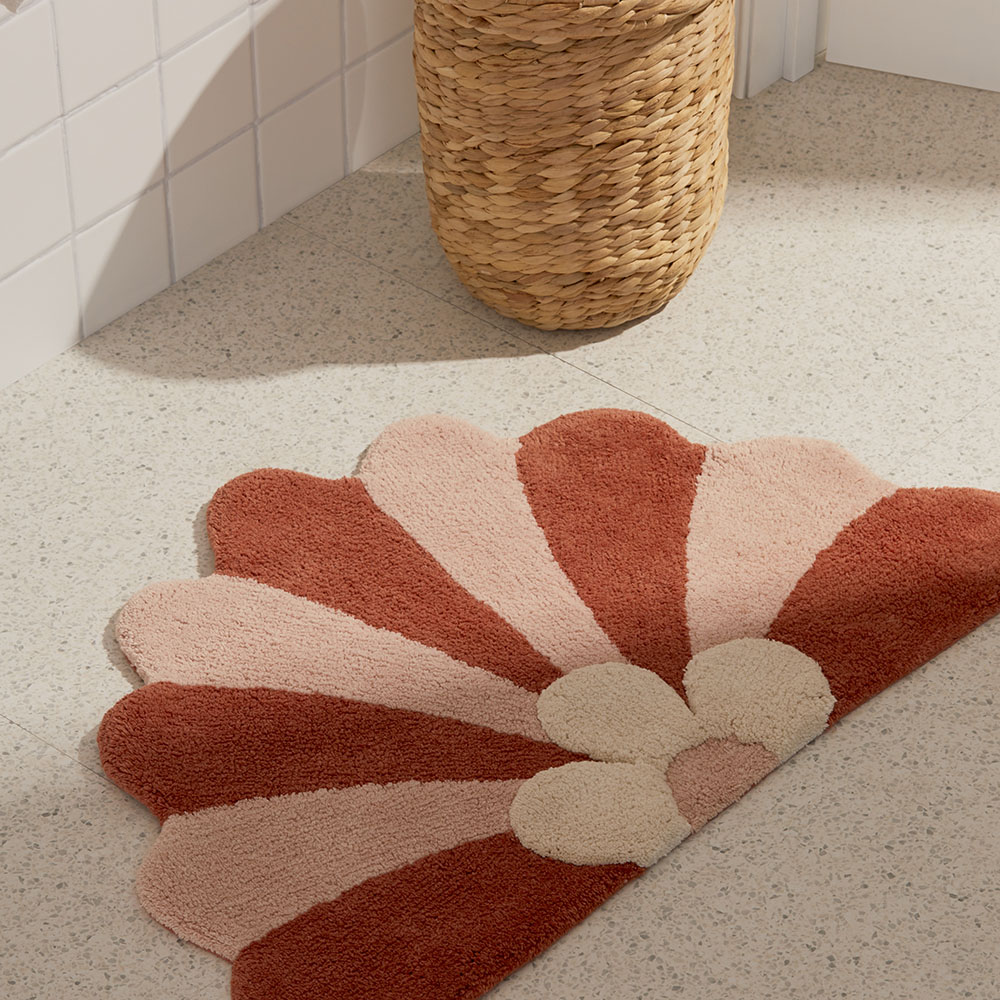 Petal Paprika Multi Bath Mat