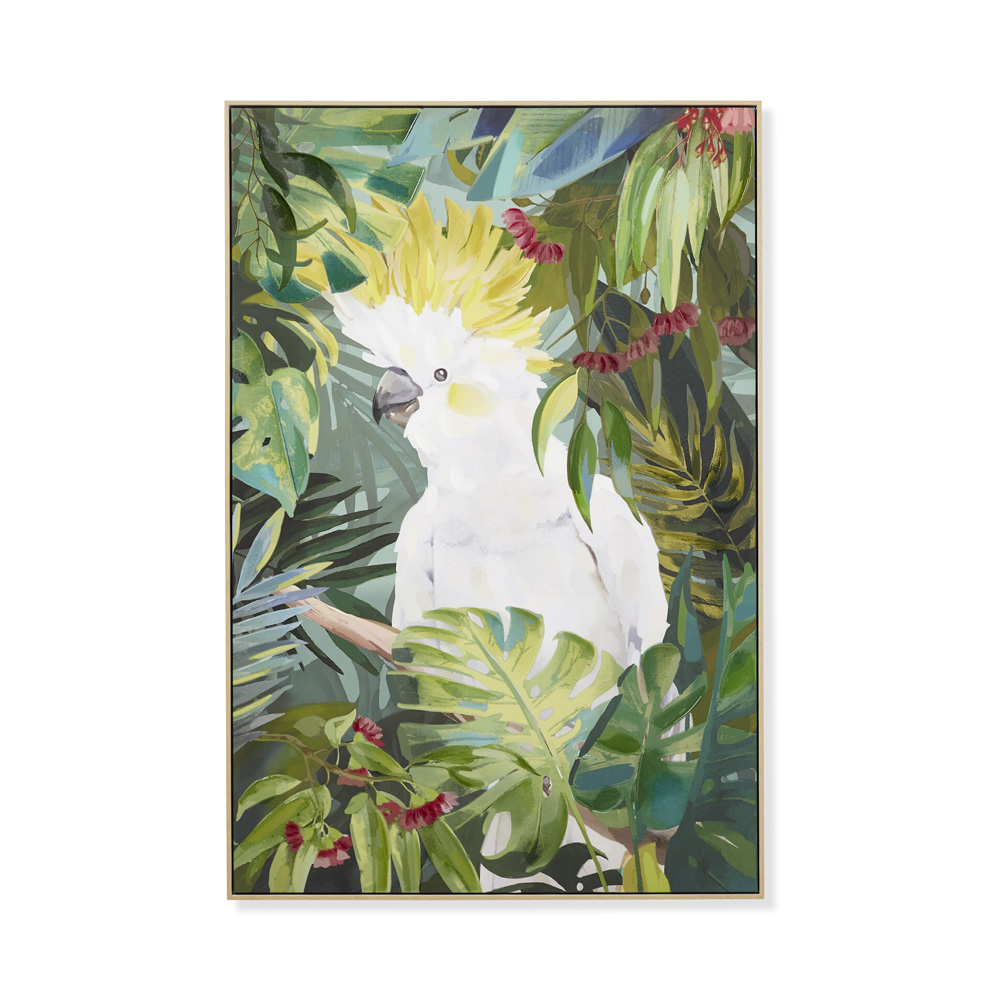 Aves Jungle Cockatoo Canvas