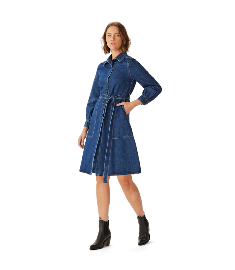 Willowtree denim midi dress