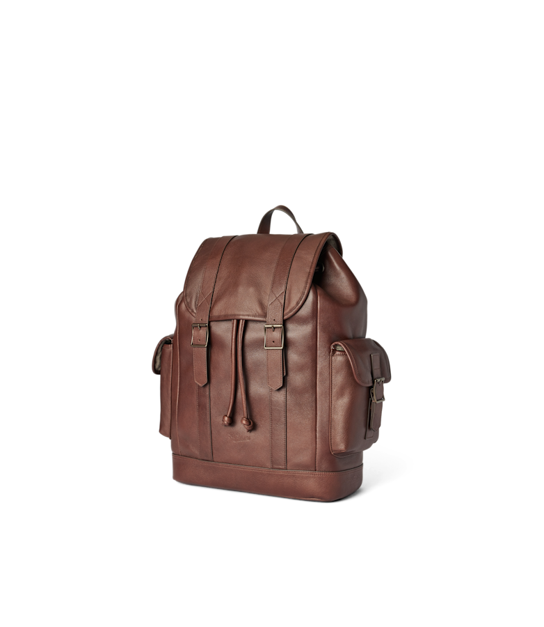 Leather Overland backpack