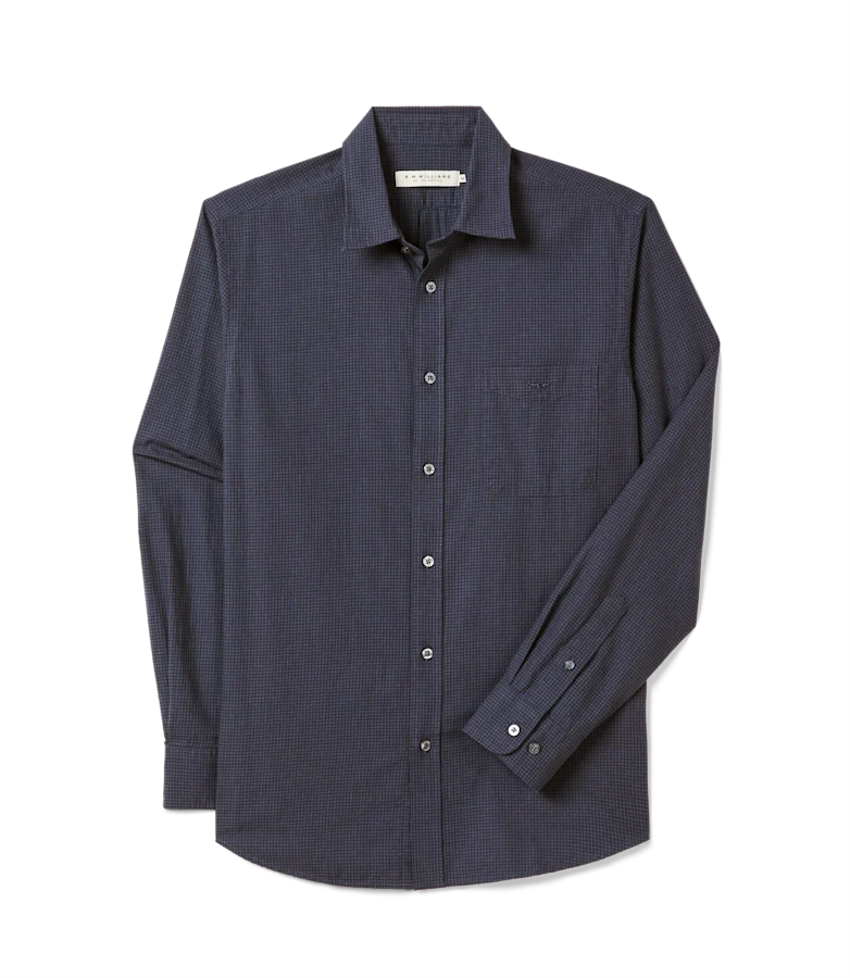 Regular twill check shirt