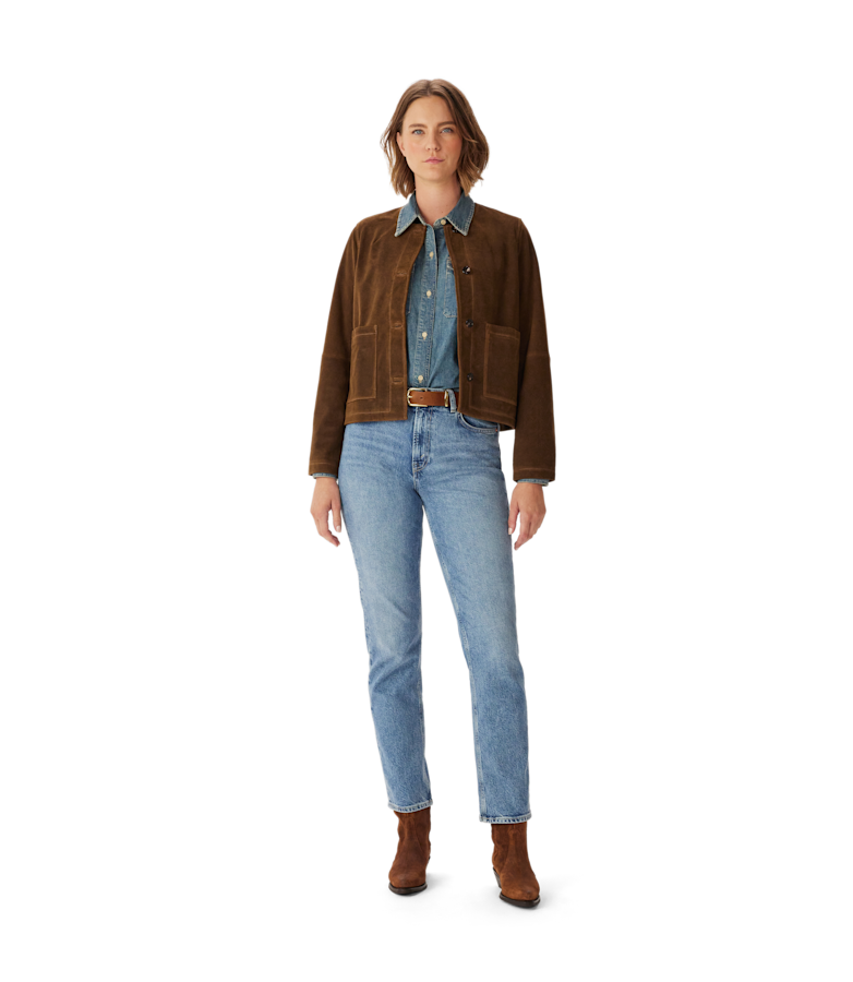 Iluka suede chore jacket