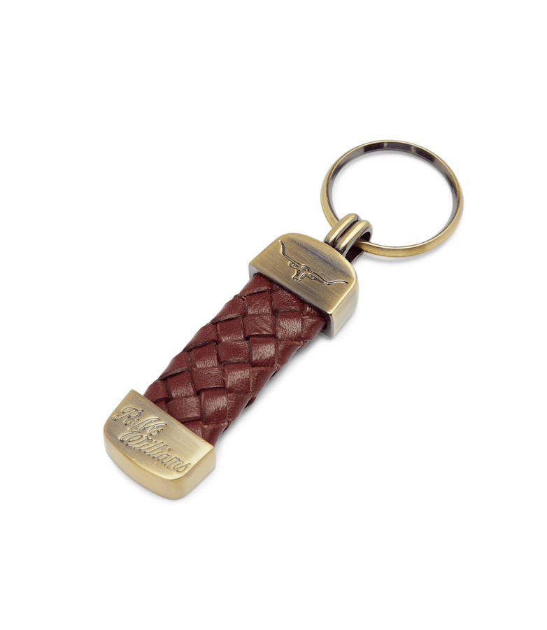 Plaited key ring
